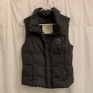 Gray Abercrombie & Fitch Vest